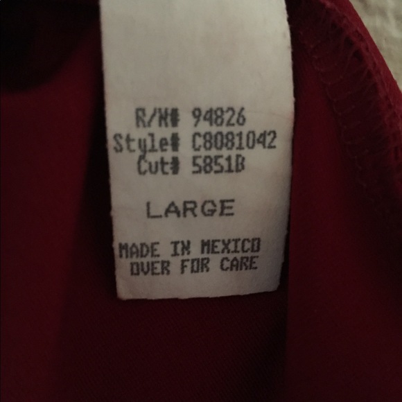 Draped Front Red Dress - Picture 3 of 4